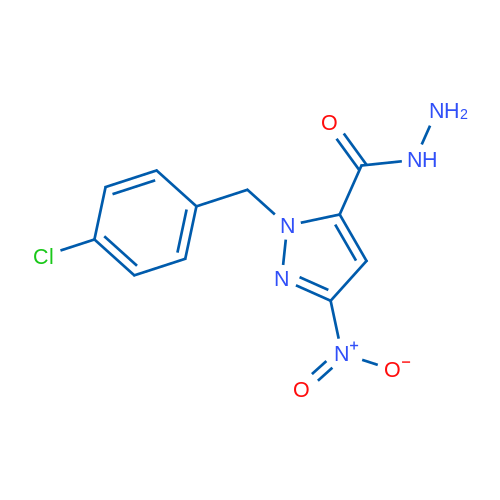 1-(4-Chlorobenzyl)-3-nitro-1H-pyrazole-5-carbohydrazide 1g