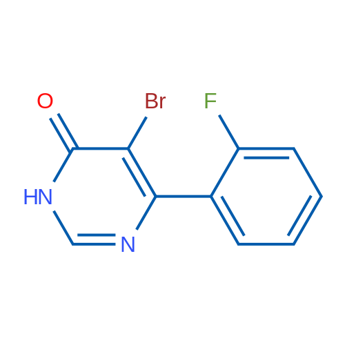 5-Bromo-6-(2-fluorophenyl)pyrimidin-4(3H)-one 1g