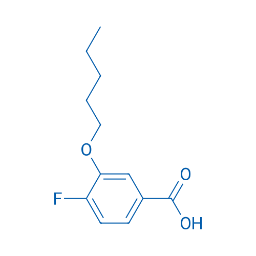 4-Fluoro-3-(pentyloxy)benzoic acid 1g