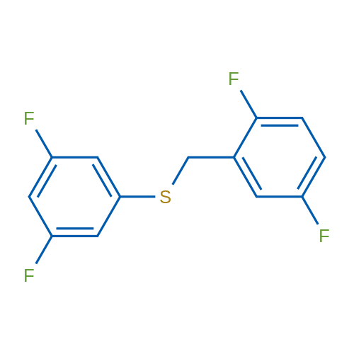 (2,5-Difluorobenzyl)(3,5-difluorophenyl)sulfane 1g