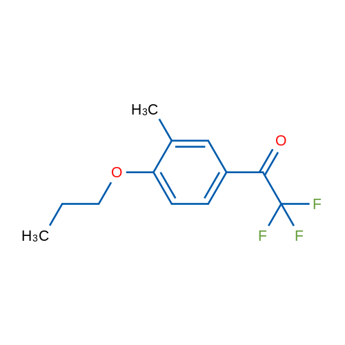 2,2,2-Trifluoro-1-(3-methyl-4-propoxyphenyl)ethanone 1g