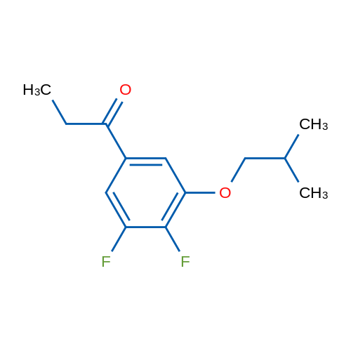 1-(3,4-Difluoro-5-isobutoxyphenyl)propan-1-one 1g