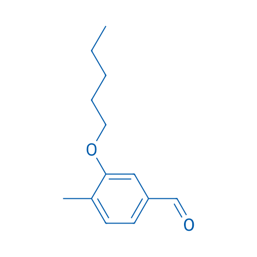 4-Methyl-3-(pentyloxy)benzaldehyde 1g