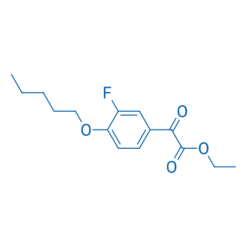 Ethyl 2-(3-fluoro-4-(pentyloxy)phenyl)-2-oxoacetate 1g
