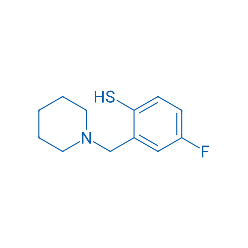 4-Fluoro-2-(piperidin-1-ylmethyl)benzenethiol 1g