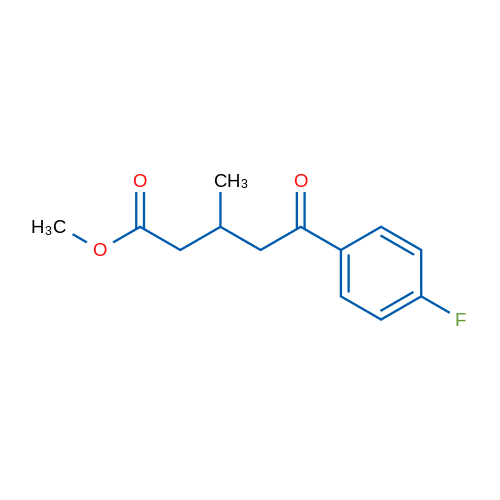 Methyl 5-(4-fluorophenyl)-3-methyl-5-oxopentanoate 1g