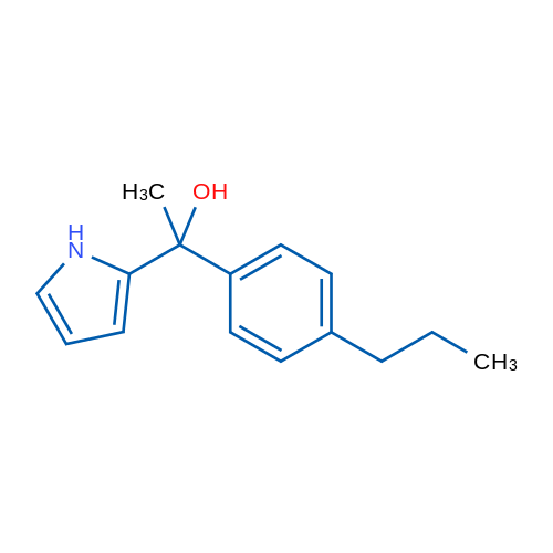 1-(4-Propylphenyl)-1-(1H-pyrrol-2-yl)ethanol 1g