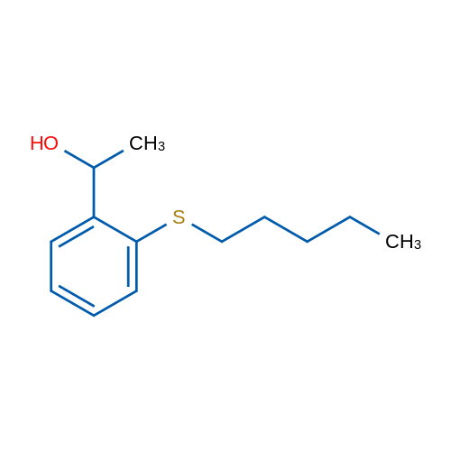 1-(2-(Pentylthio)phenyl)ethanol 1g