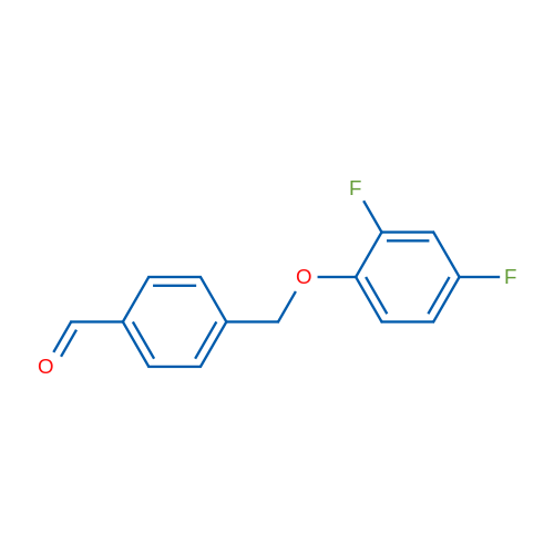 4-((2,4-Difluorophenoxy)methyl)benzaldehyde 1g