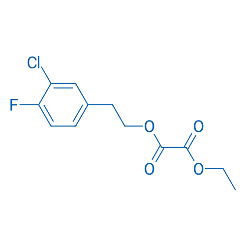 3-Chloro-4-fluorophenethyl ethyl oxalate 1g