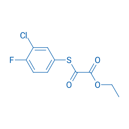 Ethyl 2-((3-chloro-4-fluorophenyl)thio)-2-oxoacetate 1g