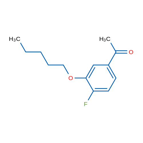 1-(4-Fluoro-3-(pentyloxy)phenyl)ethanone 1g