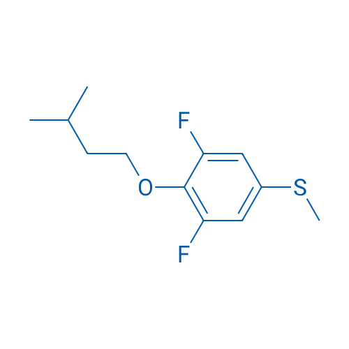 (3,5-Difluoro-4-(isopentyloxy)phenyl)(methyl)sulfane 1g