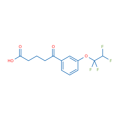 5-Oxo-5-(3-(1,1,2,2-tetrafluoroethoxy)phenyl)pentanoic acid 1g