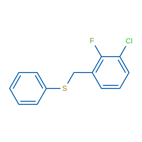 (3-Chloro-2-fluorobenzyl)(phenyl)sulfane 1g