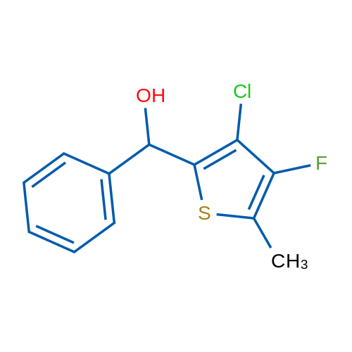 (3-Chloro-4-fluoro-5-methylthiophen-2-yl)(phenyl)methanol 1g