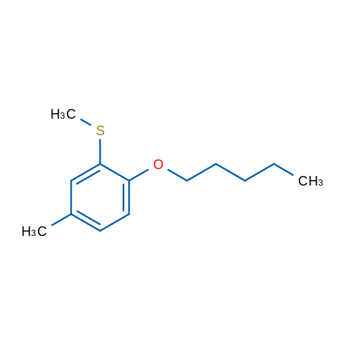 Methyl(5-methyl-2-(pentyloxy)phenyl)sulfane 1g
