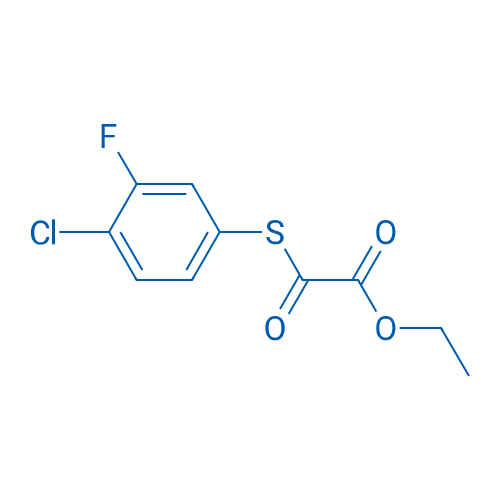 Ethyl 2-((4-chloro-3-fluorophenyl)thio)-2-oxoacetate 1g