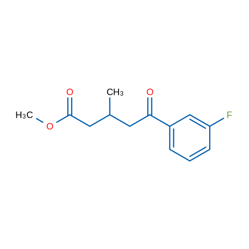 Methyl 5-(3-fluorophenyl)-3-methyl-5-oxopentanoate 1g