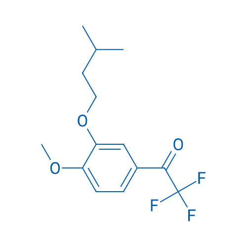 2,2,2-Trifluoro-1-(3-(isopentyloxy)-4-methoxyphenyl)ethanone 1g