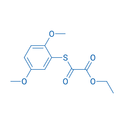 Ethyl 2-((2,5-dimethoxyphenyl)thio)-2-oxoacetate 1g