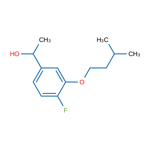 1-(4-Fluoro-3-(isopentyloxy)phenyl)ethanol 1g
