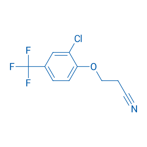 3-(2-Chloro-4-(trifluoromethyl)phenoxy)propanenitrile 1g