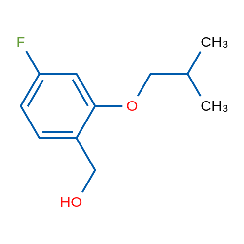 (4-Fluoro-2-isobutoxyphenyl)methanol 1g
