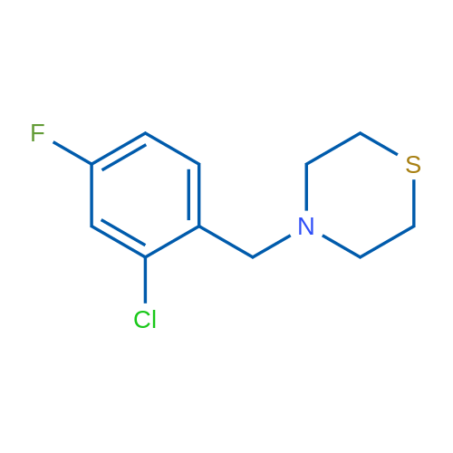 4-(2-Chloro-4-fluorobenzyl)thiomorpholine 1g