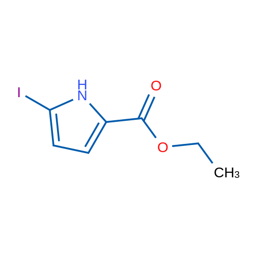 Ethyl 5-iodo-1H-pyrrole-2-carboxylate 1g