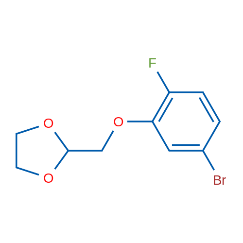2-((5-Bromo-2-fluorophenoxy)methyl)-1,3-dioxolane 1g