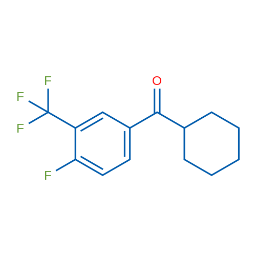 Cyclohexyl(4-fluoro-3-(trifluoromethyl)phenyl)methanone 1g