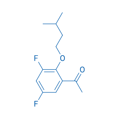 1-(3,5-Difluoro-2-(isopentyloxy)phenyl)ethanone 1g