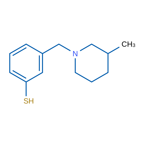 3-((3-Methylpiperidin-1-yl)methyl)benzenethiol 1g