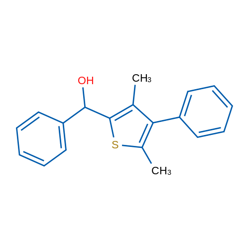 (3,5-Dimethyl-4-phenylthiophen-2-yl)(phenyl)methanol 1g