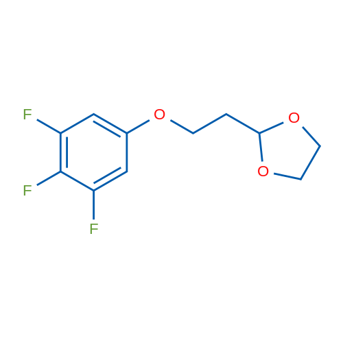 2-(2-(3,4,5-Trifluorophenoxy)ethyl)-1,3-dioxolane 1g
