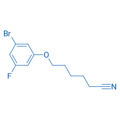 6-(3-Bromo-5-fluorophenoxy)hexanenitrile 1g