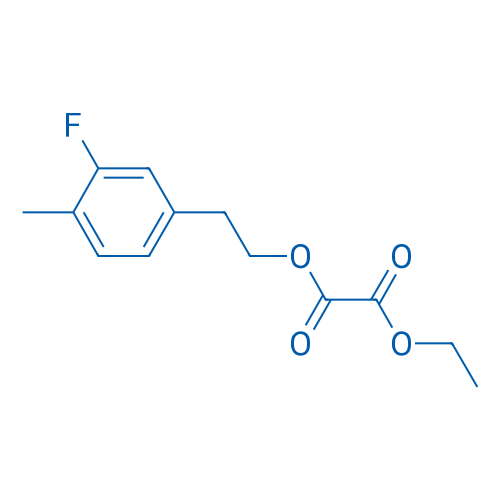 Ethyl 3-fluoro-4-methylphenethyl oxalate 1g