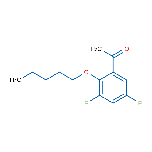1-(3,5-Difluoro-2-(pentyloxy)phenyl)ethanone 1g