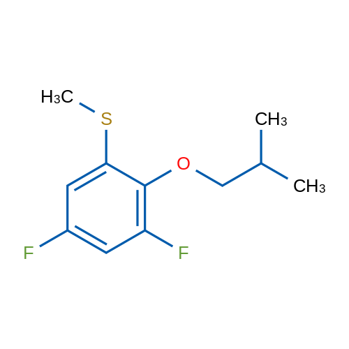 (3,5-Difluoro-2-isobutoxyphenyl)(methyl)sulfane 1g