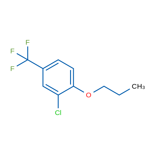 2-Chloro-1-propoxy-4-(trifluoromethyl)benzene 1g