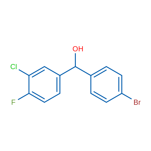 (4-Bromophenyl)(3-chloro-4-fluorophenyl)methanol 1g