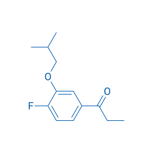 1-(4-Fluoro-3-isobutoxyphenyl)propan-1-one 1g