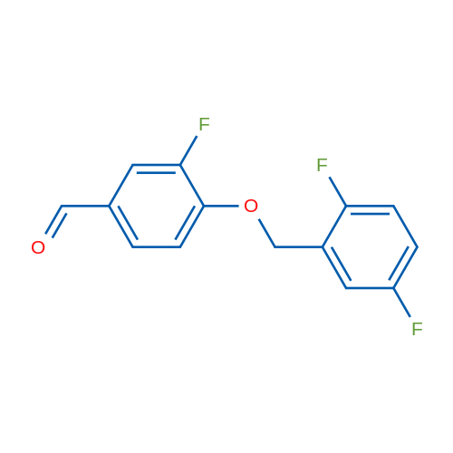 4-((2,5-Difluorobenzyl)oxy)-3-fluorobenzaldehyde 1g
