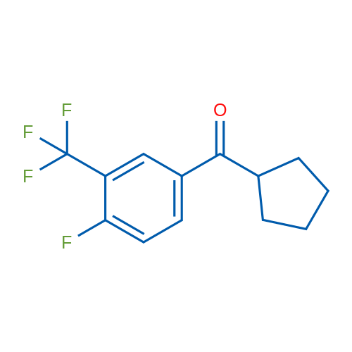 Cyclopentyl(4-fluoro-3-(trifluoromethyl)phenyl)methanone 1g