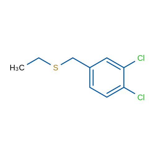 (3,4-Dichlorobenzyl)(ethyl)sulfane 1g