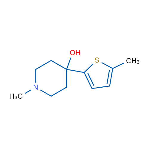 1-Methyl-4-(5-methylthiophen-2-yl)piperidin-4-ol 1g