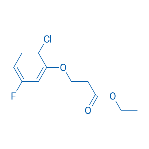 Ethyl 3-(2-chloro-5-fluorophenoxy)propanoate 1g