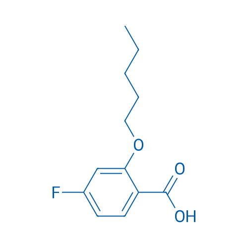 4-Fluoro-2-(pentyloxy)benzoic acid 1g