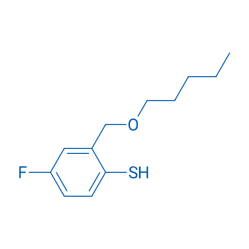 4-Fluoro-2-((pentyloxy)methyl)benzenethiol 1g
